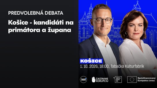 Predvolebná debata v Košiciach 1.10.2026