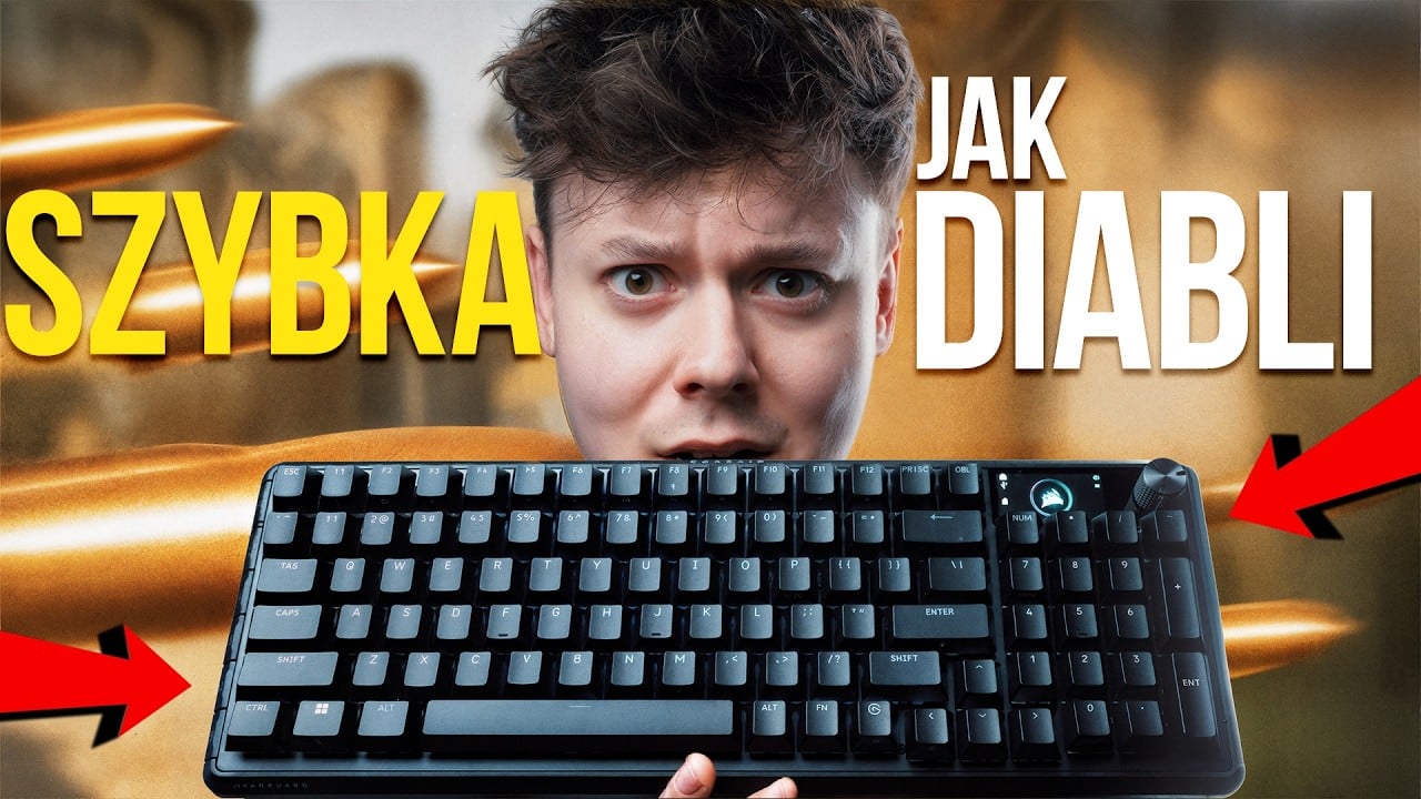 NAJSZYBSZA KLAWIATURA JAKĄ TESTOWAŁEM 😵‍💫 Corsair Vanguard Pro 96 Test i recenzja