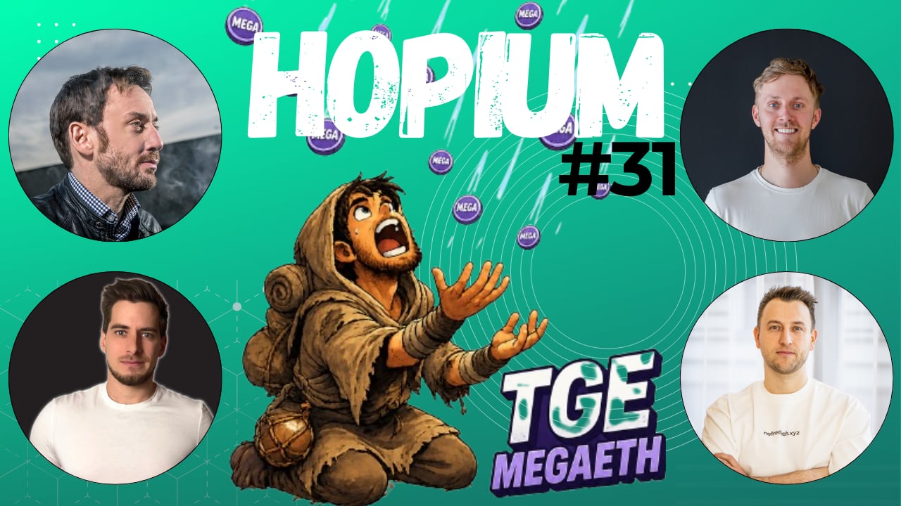 HOPIUM#31: MegaETH token je tady, DeFi United a rekordní vlna hacků