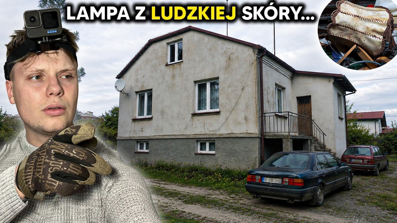 Znalazłem opuszczony dom z LAMPĄ Z LUDZKIEJ SKÓRY... - Urbex POV