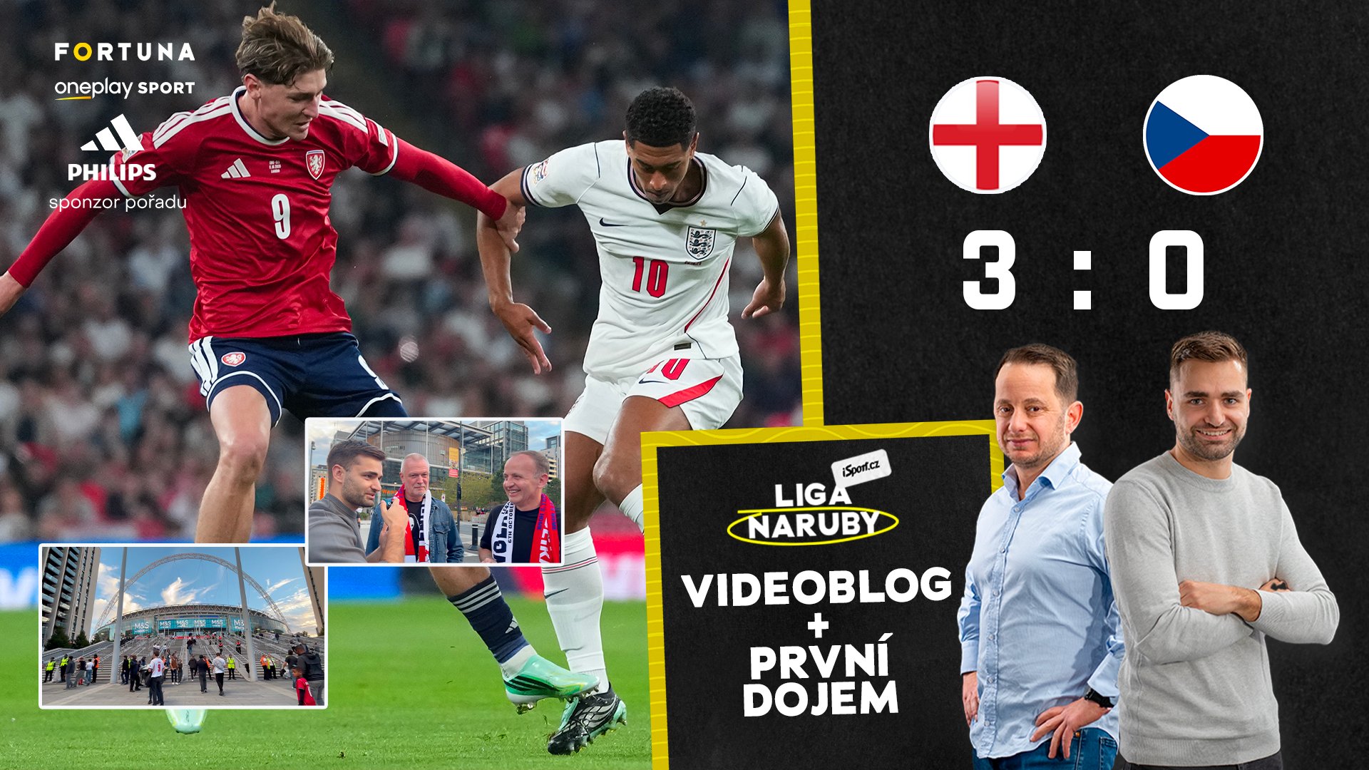 Ohromné Wembley, naděje českých fanoušků i úžasný veterán Kane. Denia ale opět prohrál... | První dojem