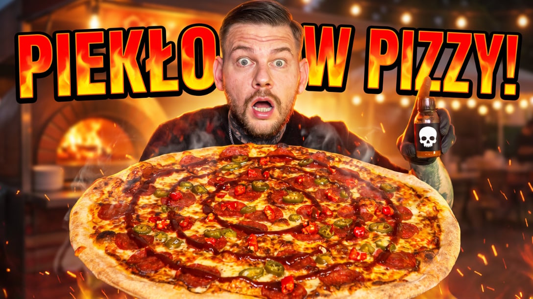 Maksymalnie: ZAMÓWIŁEM 50 CM PIZZY Z CAROLINĄ REAPER! 🌶️