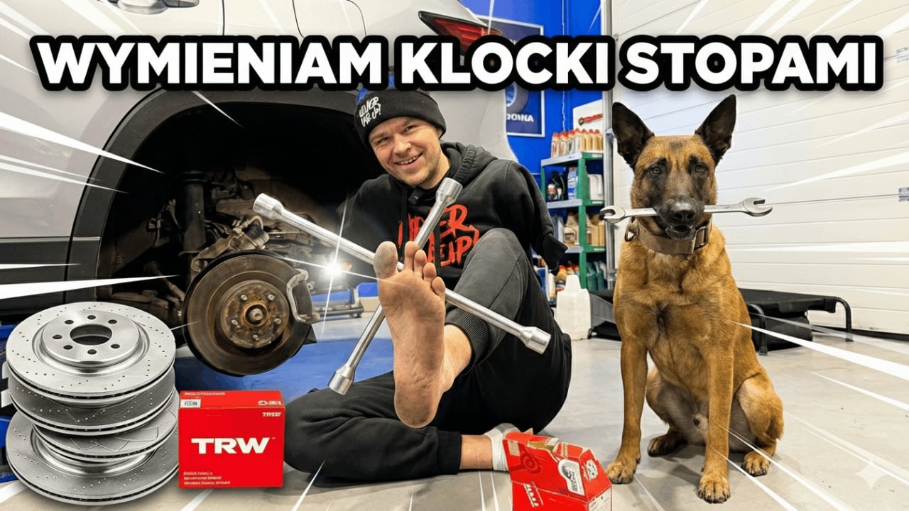 MECHANIK BEZ BARIER ⚙️ Samodzielna wymiana klocków stopami!