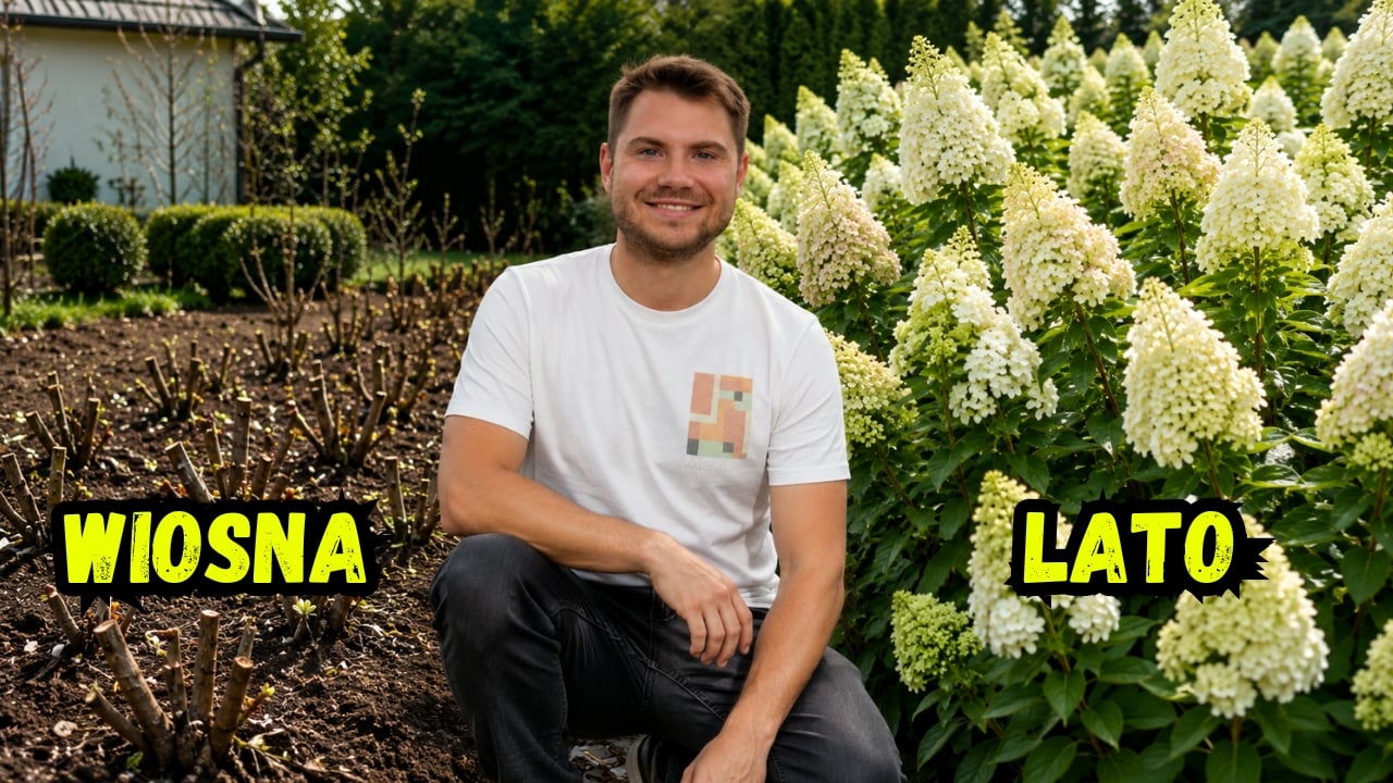  Ściąłem hortensje prawie do ziemi. Tak wyglądają teraz