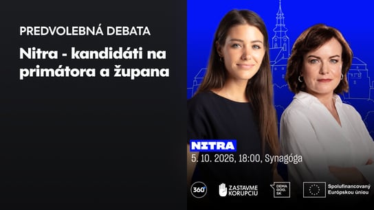 Predvolebná debata v Nitre 5.10.2026