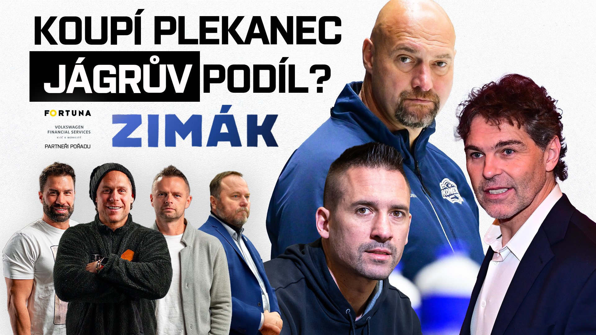 Zimák: Divné ticho kolem Jágra. Má se Kometa bát Zbrojovky? Jak poskládat Pardubice | Zimák