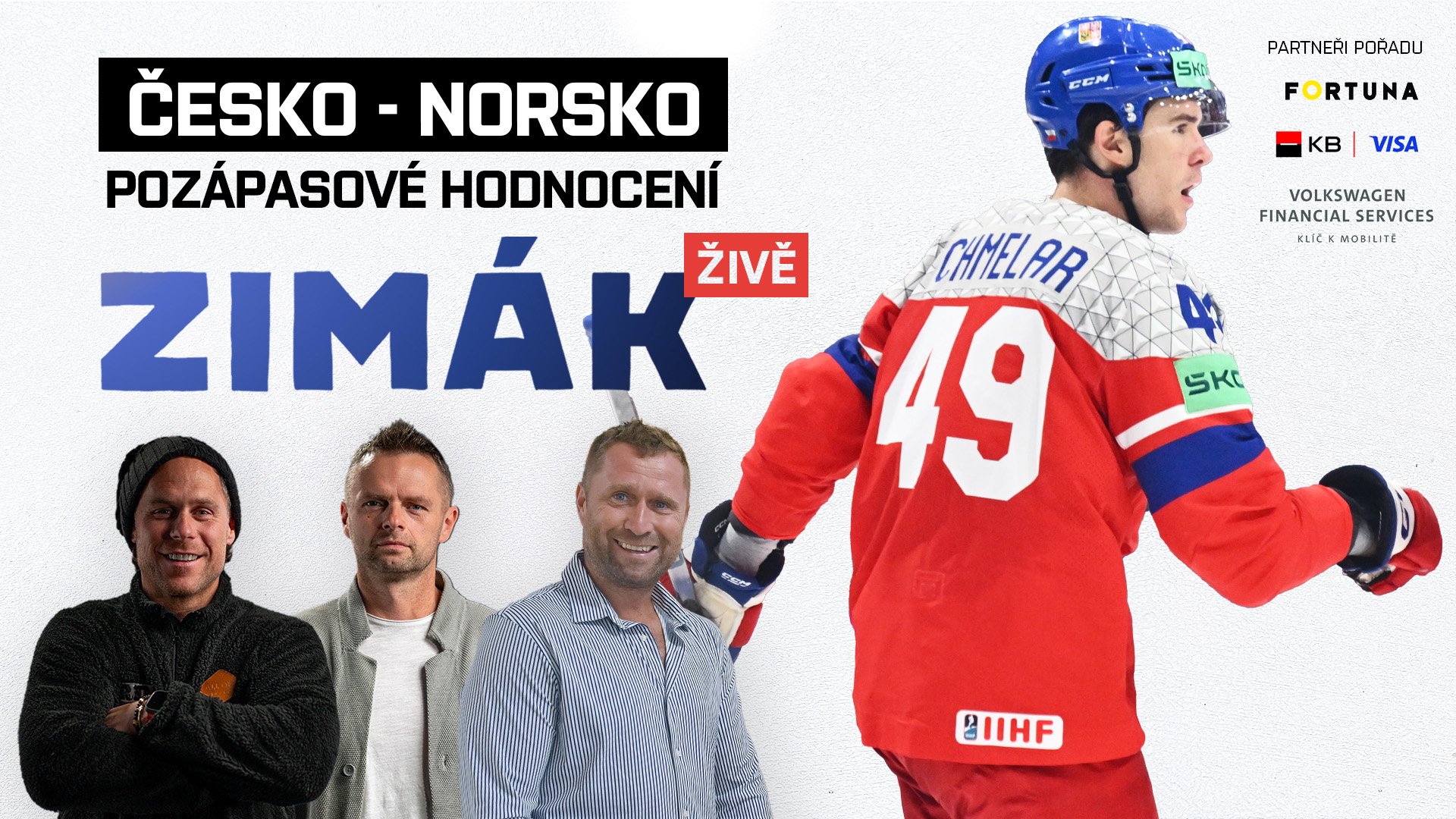Česko musí změnit myšlení vůči MS, zlepšovat mladé hráče je víc než výsledek! | Zimák ŽIVĚ