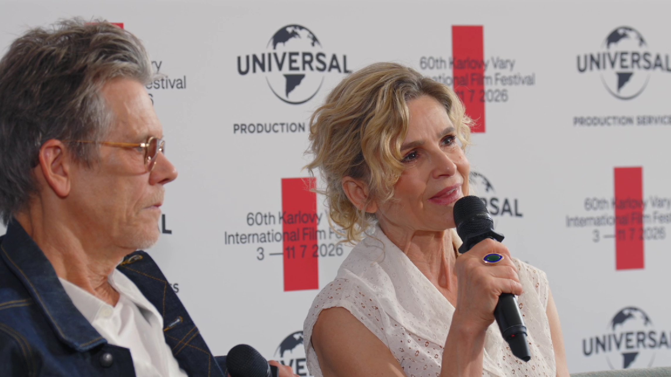 KVIFF Talk s Kevinem Baconem, Kyrou Sedgwick a Travisem Baconem