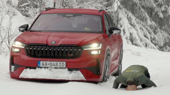ŠKODA KODIAQ RS 2,0TSI (2025) Ako funguje v snehu? 
