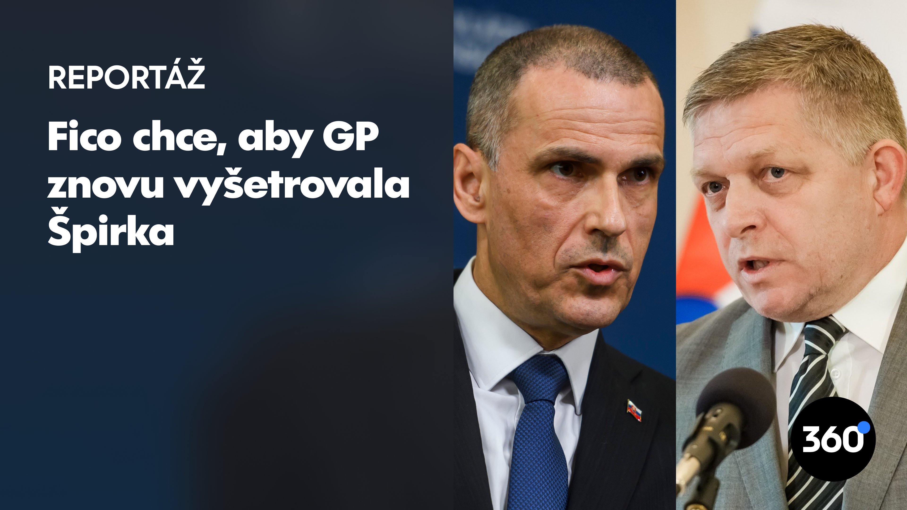 Premiér Fico zaútočil na prokurátora Špirka cez rozhovor 360tky. Generálny prokurátor ho bráni
