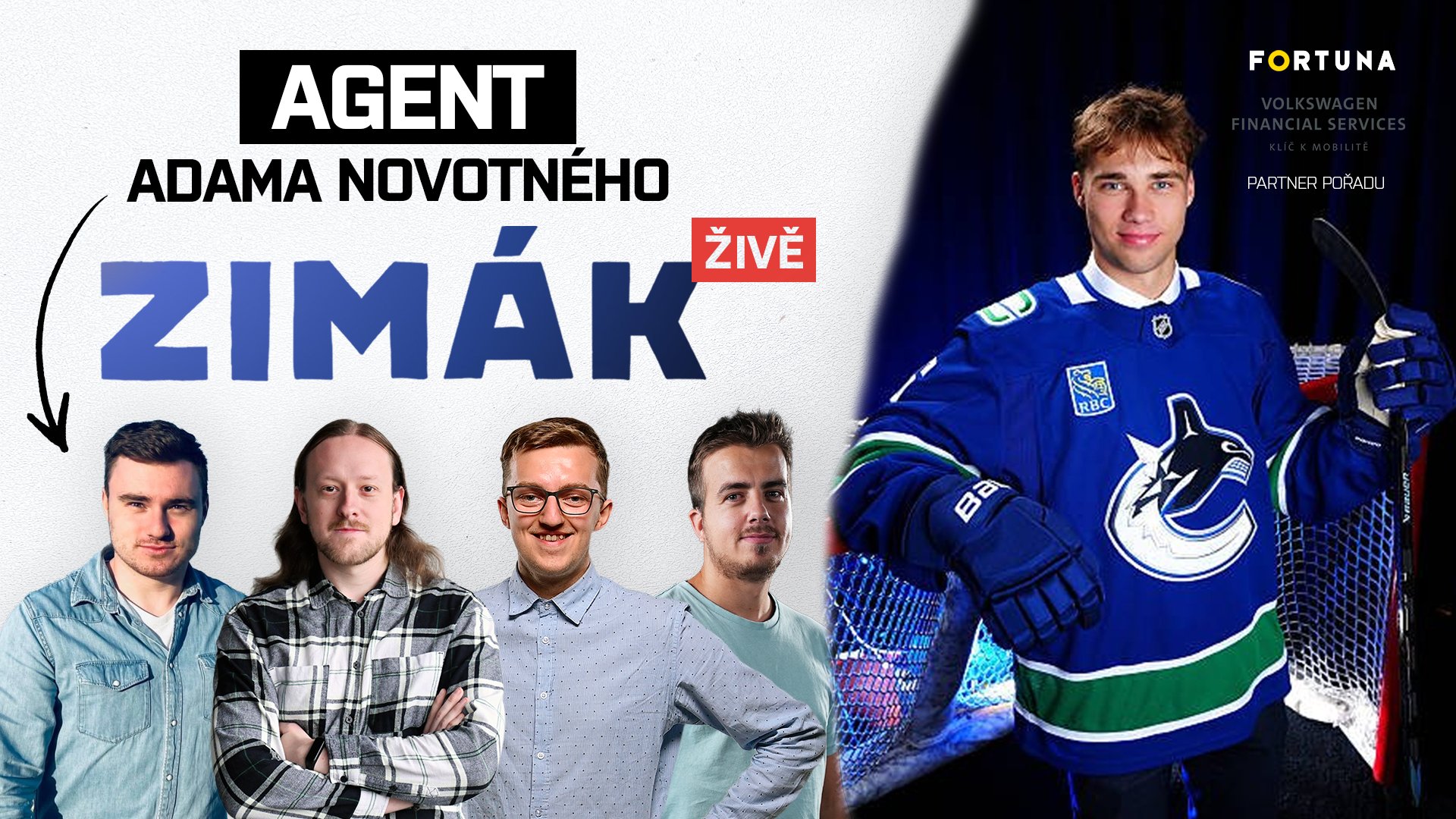 Zimák ŽIVĚ: Novotný a draft NHL. Proč odešel z Hradce? Agent popisuje zákulisí