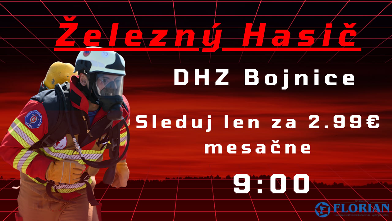 Železný hasič Bojnice - LIVE