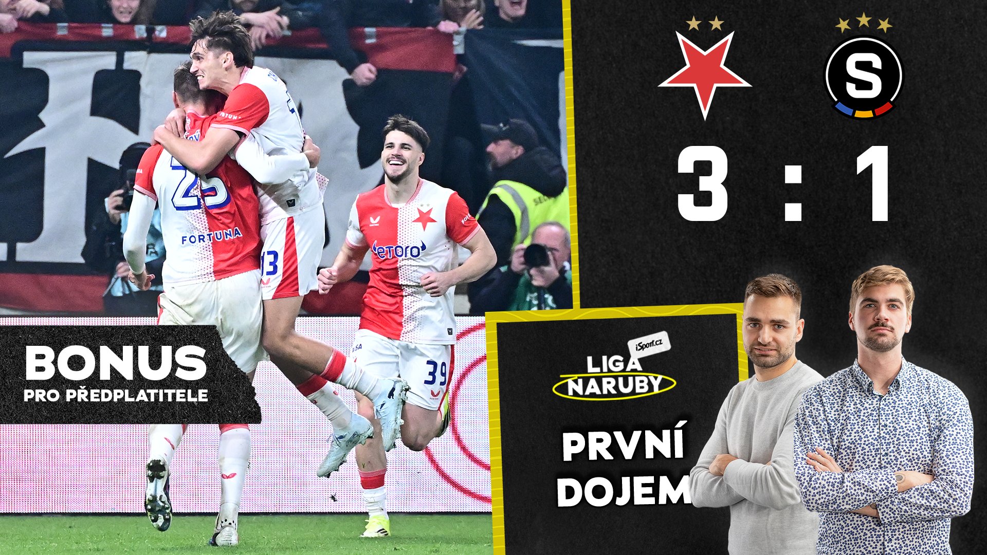 Trestuhodně zaparkovaný Haraslín, derby zlomil střídající Chytil. O titulu je rozhodnuto, co standardky? | První dojem