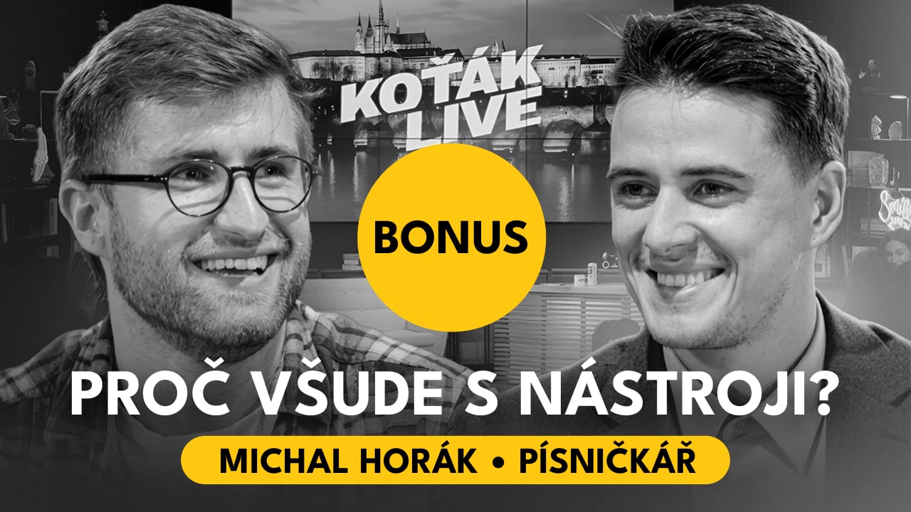 [BONUS] Proč Michal Horák všude nosí hudební nástroje? | KOŤÁK LIVE