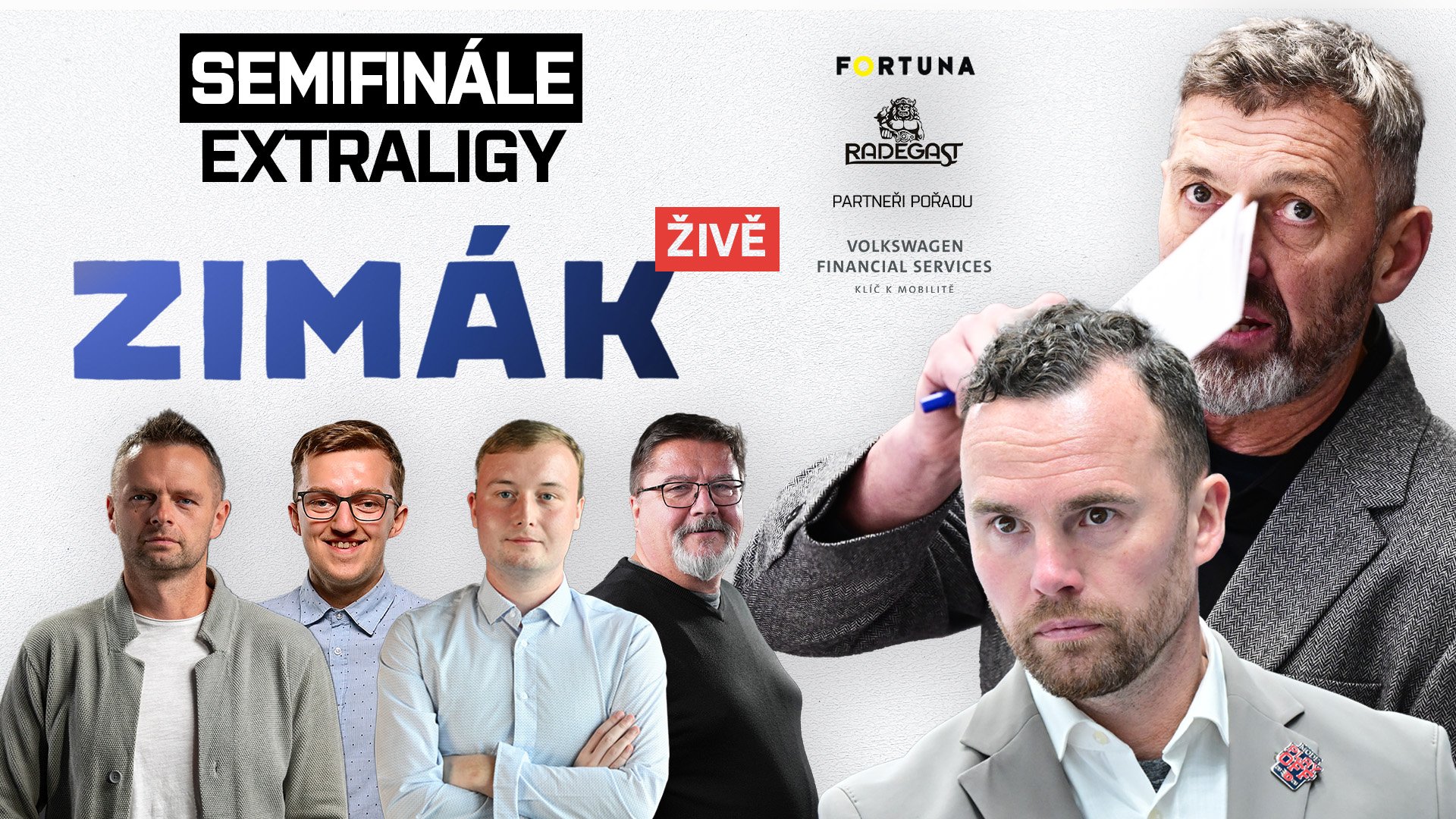 Groteska Pešána s Nedvědem, systém semifinále je na nic. Snový obrat Třince | Zimák ŽIVĚ