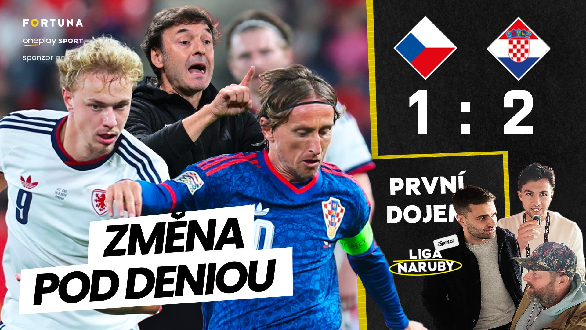 Znatelná změna pod Deniou: méně nákopů, víc fotbalu. Kdo z nováčků proti Chorvatsku zaujal? | První dojem