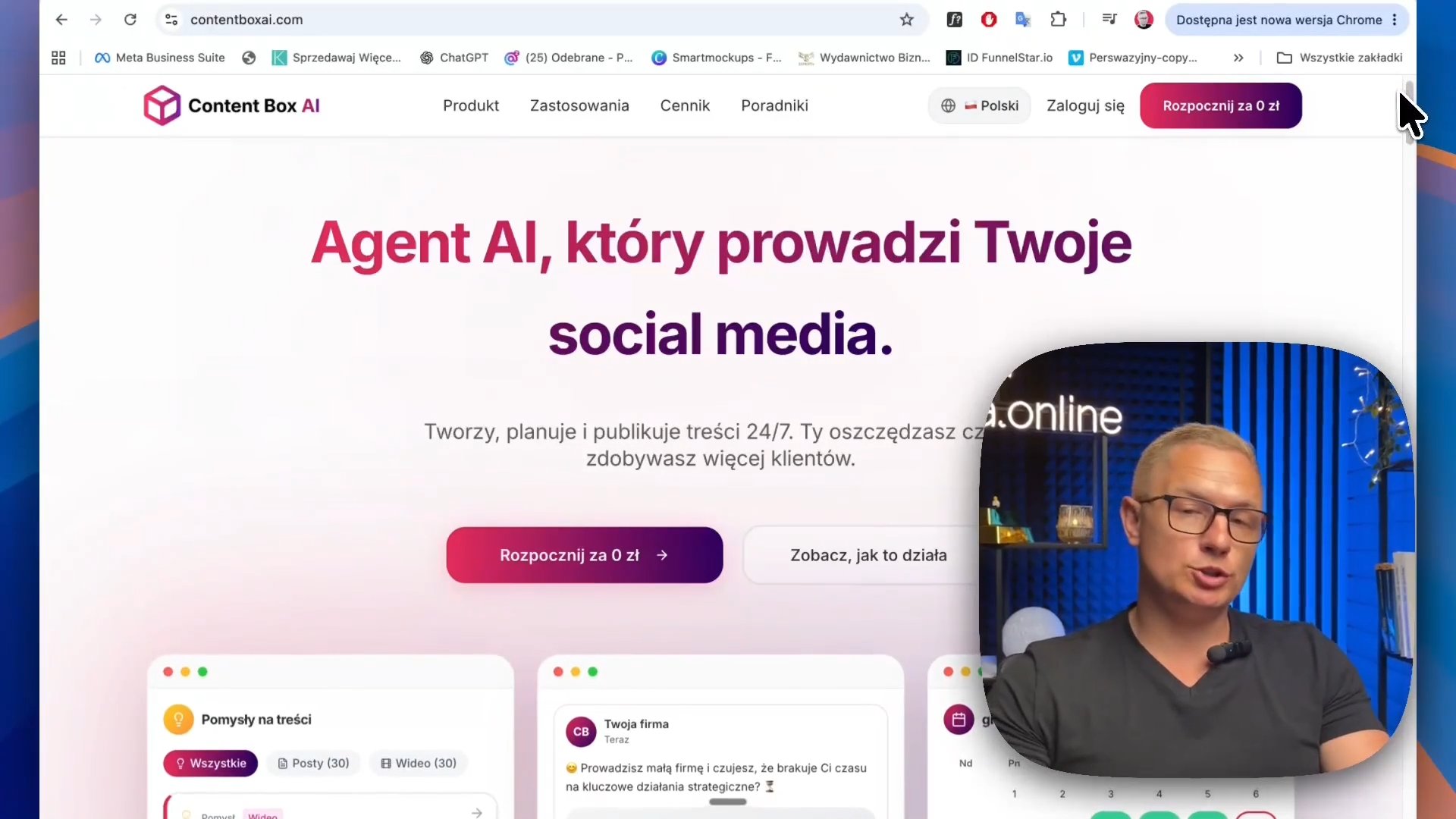 Dariusz Pichalski: To AI ogarnie Twoje Social Media Content Box AI