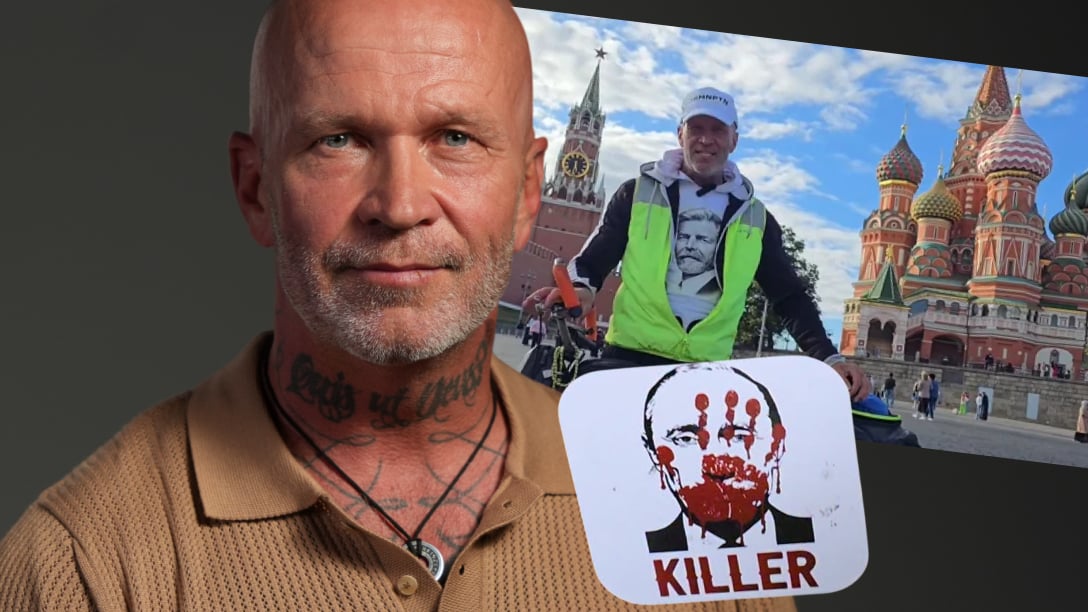 Čech lepil v Rusku nálepky Putin je vrah: Provokoval jsem, věří tam strašným věcem. Měl jsem velké štěstí, že jsem dojel domů