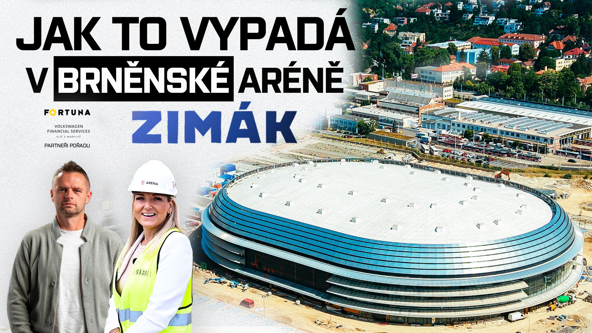 ZIMÁK: Prohlídka nové brněnské arény. První záběry z kabiny Komety | Speciál