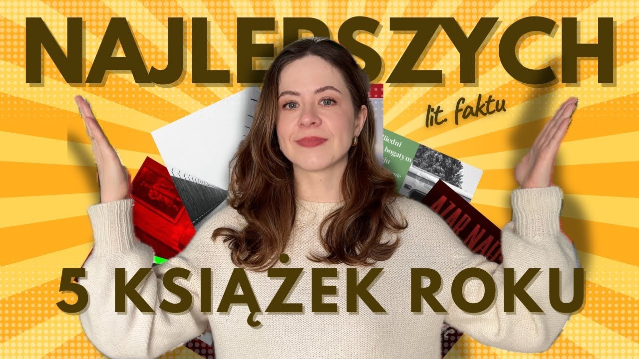 🏆 TOP 5 książek 2025 - literatura faktu 🏆 ULUBIEŃCY ROKU reportaże i eseje