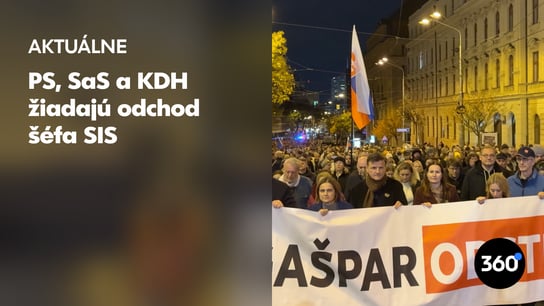 Opozícia zorganizovala pochod za odstúpenie P. Gašpara. Podľa SaS naň prišlo 5 000 ľudí