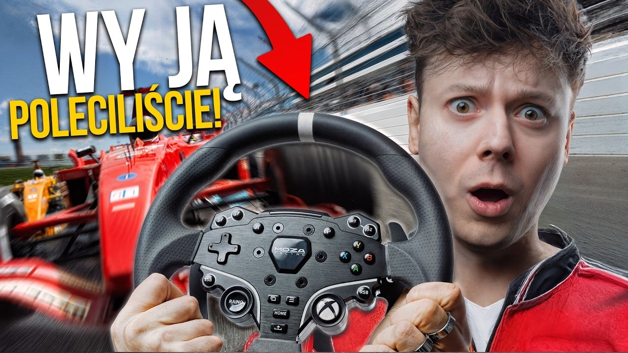 NAJLEPSZA KIEROWNICA do GIER NA POCZĄTEK 🥵 Moza R3   Wrażenia