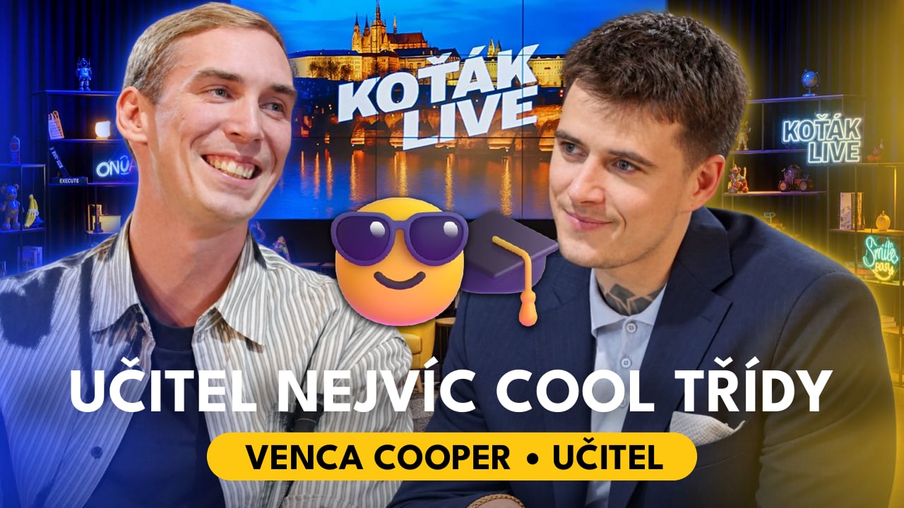 Venca Cooper: Učitel, kterému s generací Z pomáhají studenti