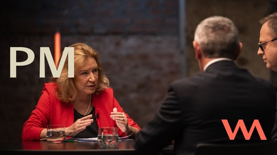 Poledne s Moravcem 21.6., viceguvernérka ČNB Eva Zamrazilová a ekonom David Marek