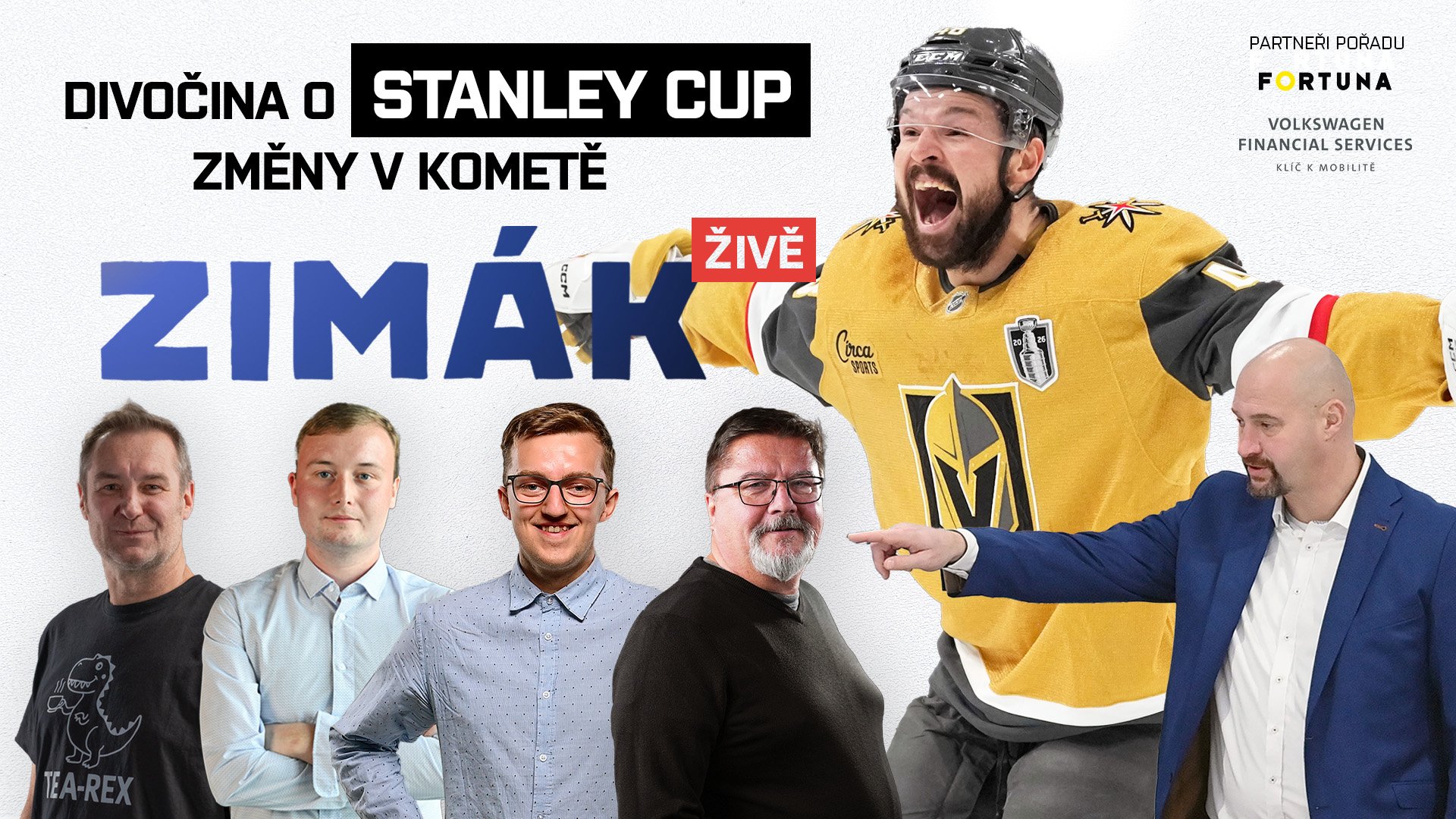 Kometa staví tým i halu. Epické finále NHL! Vladař podepíše za...| Zimák ŽIVĚ