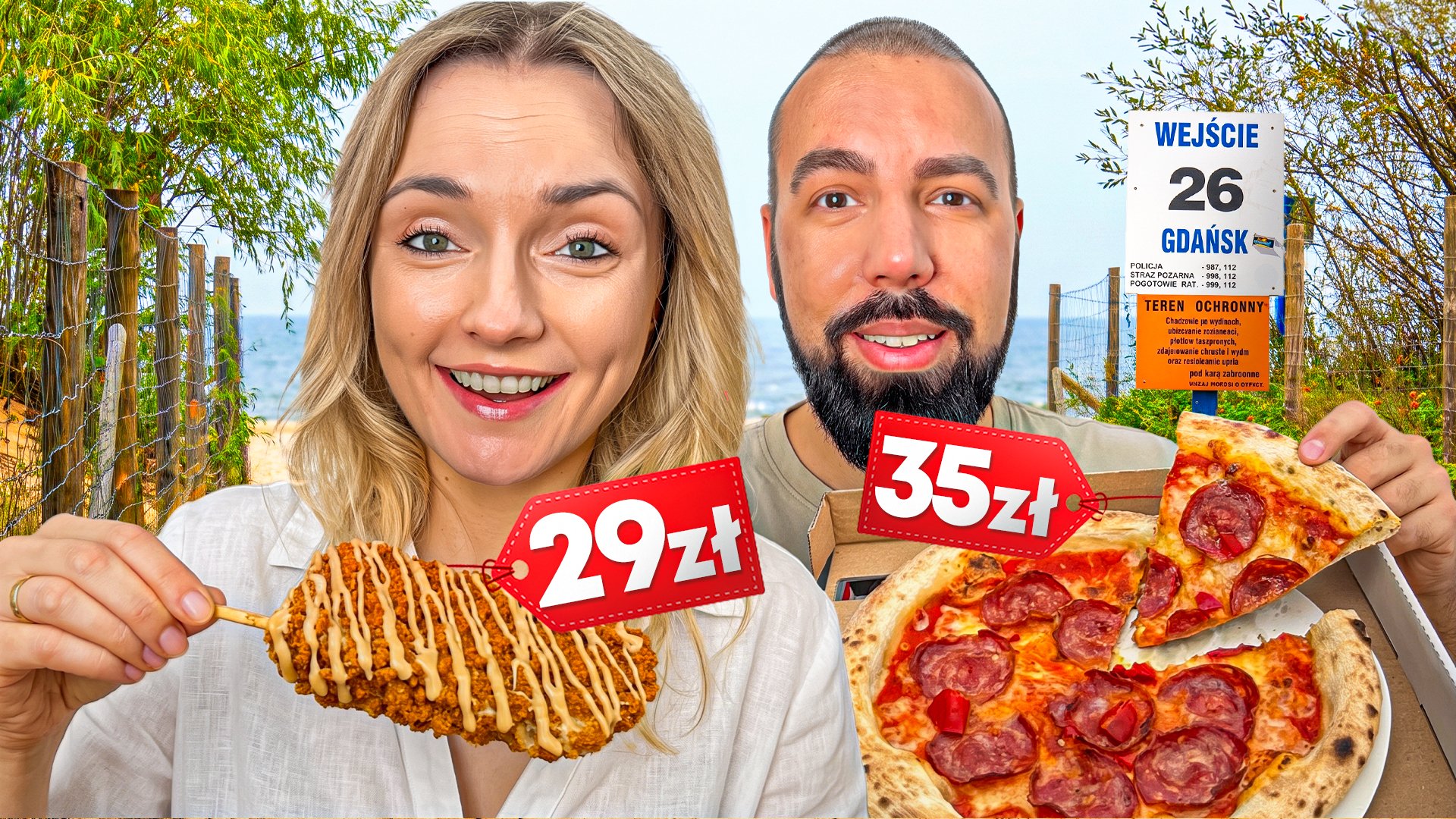 VIRALOWE JEDZENIE NA PLAŻY W GDAŃSKU! CENY NAD MORZEM 2026! | Check In