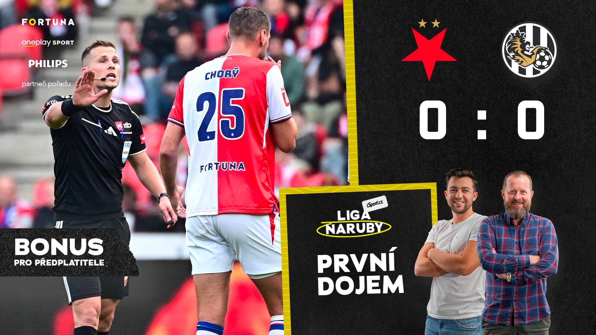 Nejhorší poločas Slavie a nevyužitá přesilovka Votroků. Je tohle konec Tomáše Chorého ve Slavii? | První dojem