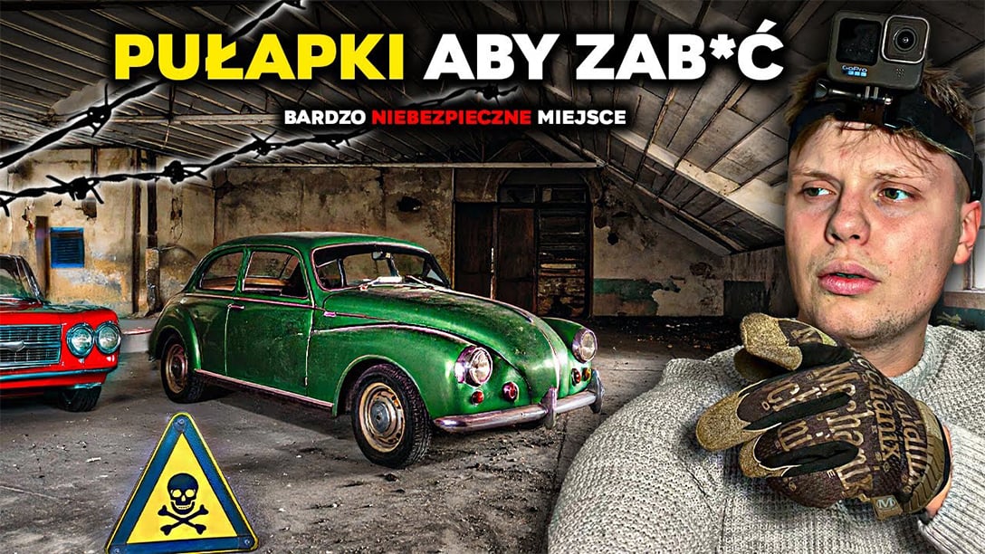 TUTAJ MOŻESZ ZGINĄĆ! OPUSZCZONA HALA PEŁNA ZABYTKOWYCH AUT