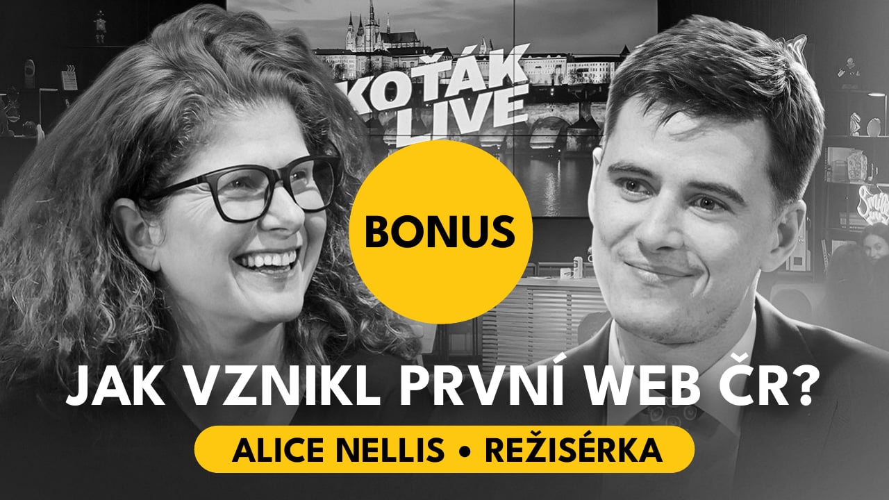[BONUS] Jak vytvořila režisérka Alice Nellis první web České republiky | KOŤÁK LIVE