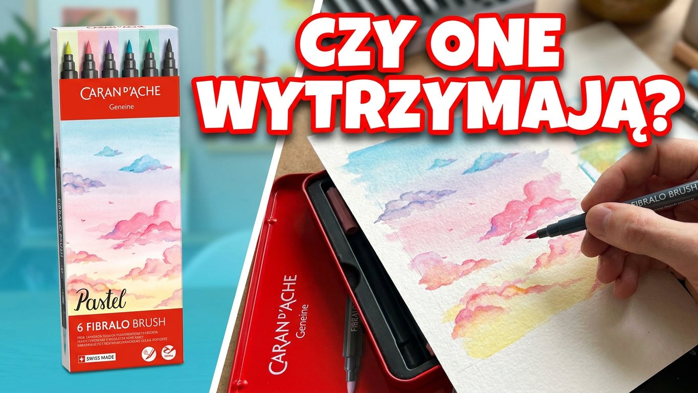 Pisaki z PĘDZELKOWĄ KOŃCÓWKĄ od Caran d'Ache! NOWE KOLORY!