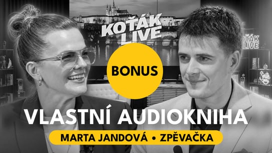 [BONUS] Marta Jandová o namlouvání vlastní audioknihy | KOŤÁK LIVE