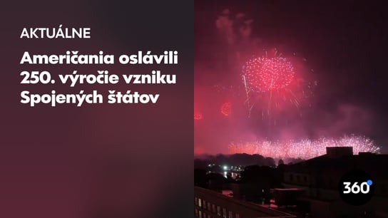 Trump na oslavách 250. výročia: "Amerika je už 2,5 storočia svetlom medzi krajinami"