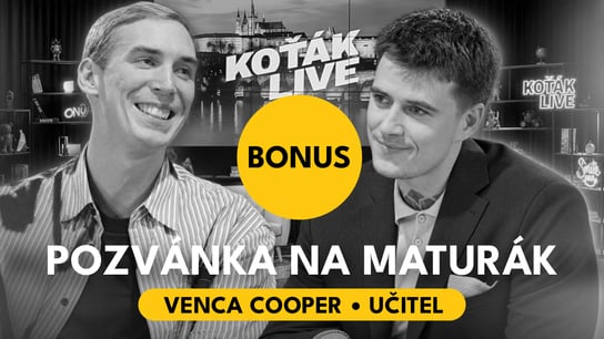 [BONUS] Venca Cooper a jeho žáci pozvali Koťáka na maturák | KOŤÁK LIVE