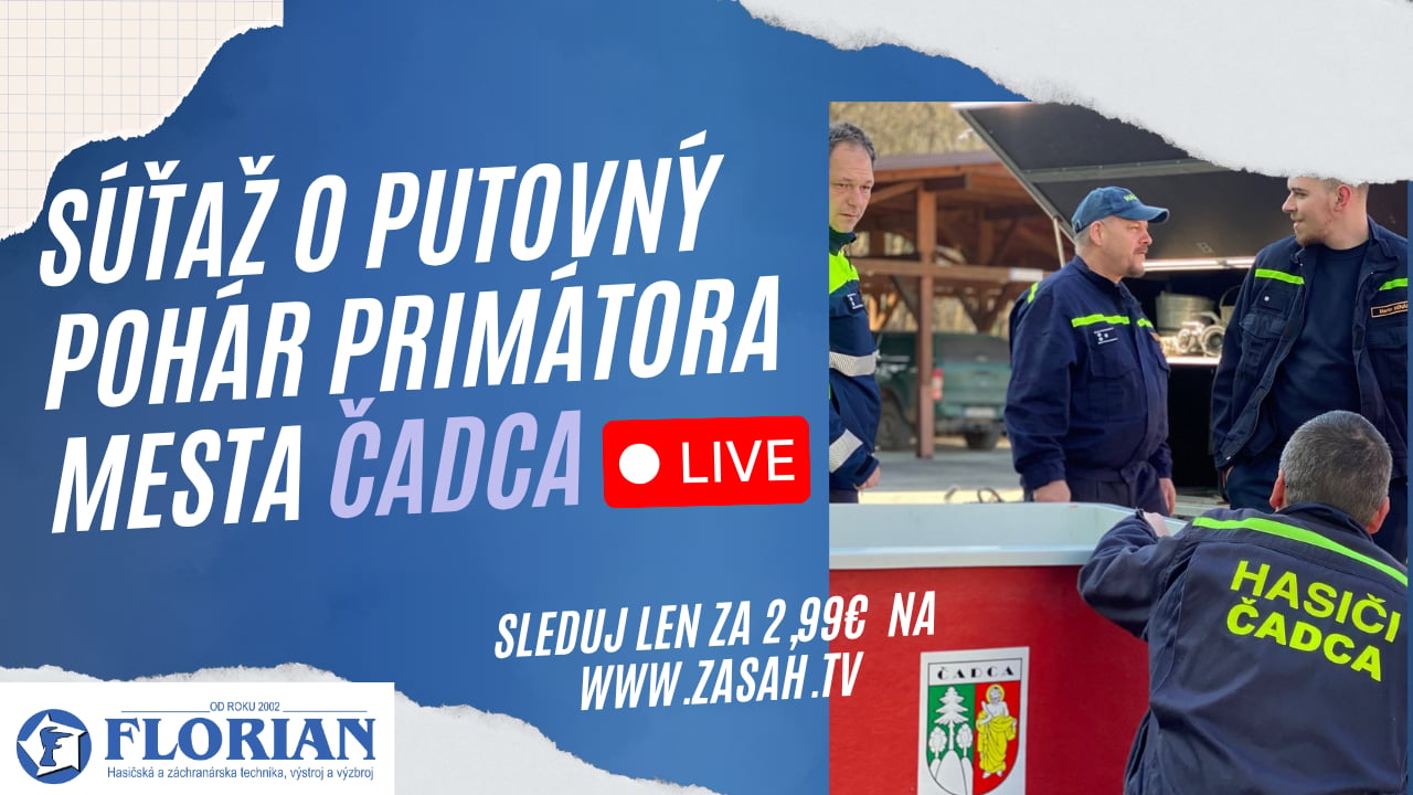 Súťaž o putovný pohár primátora mesta Čadca - LIVE