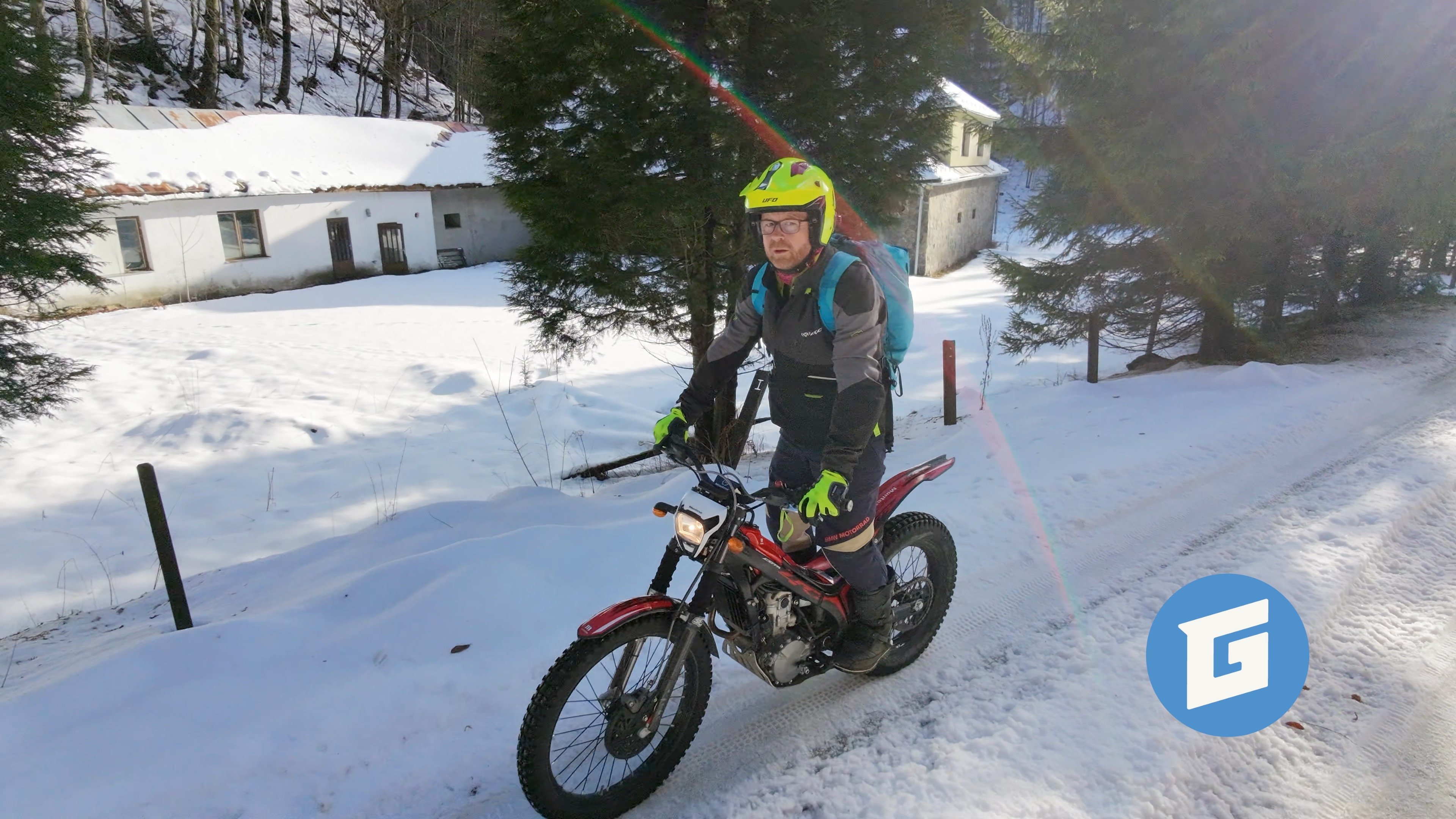 Rok s "kontesou" trialkou oslavujem na snehu... 