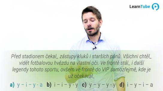 Shoda přísudku s podmětem - Procvičení