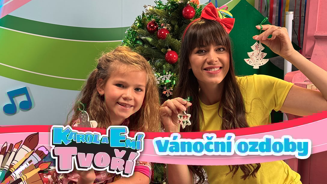 Vánoční ozdoba z tyček od nanuků - Karol a Emí tvoří 