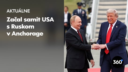 D. Trump a V. Putin sa stretli  na Aljaške. Letisko opustili  v rovnakom aute